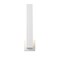 Z-Lite Edge 2 Light Outdoor Wall Sconce, White & Sand Blast 576M-WH-LED - alternate 3